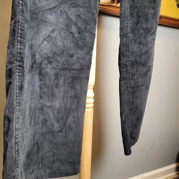 Vintage Y2K 2000s Corduroy Pants Eddie Bauer Womens Size Tall 8 Black - Picture 5 of 10